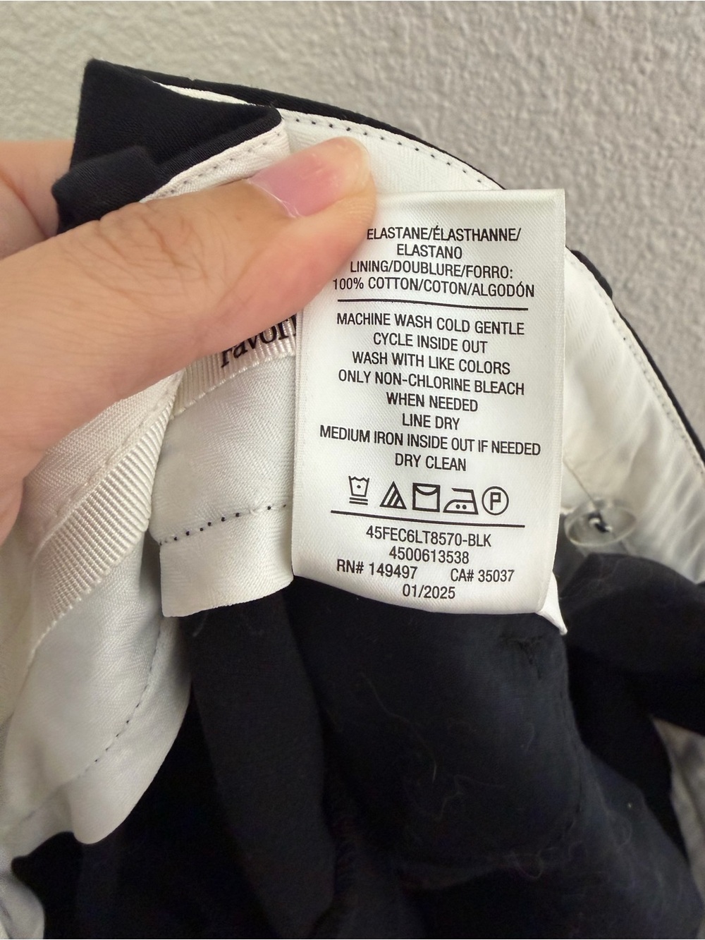 Favorite Daughter The Jones Wide Leg Pant Black Sz 8 - Picture 9 of 9